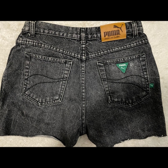 Puma grey denim shorts… lightly used! - Picture 2 of 2
